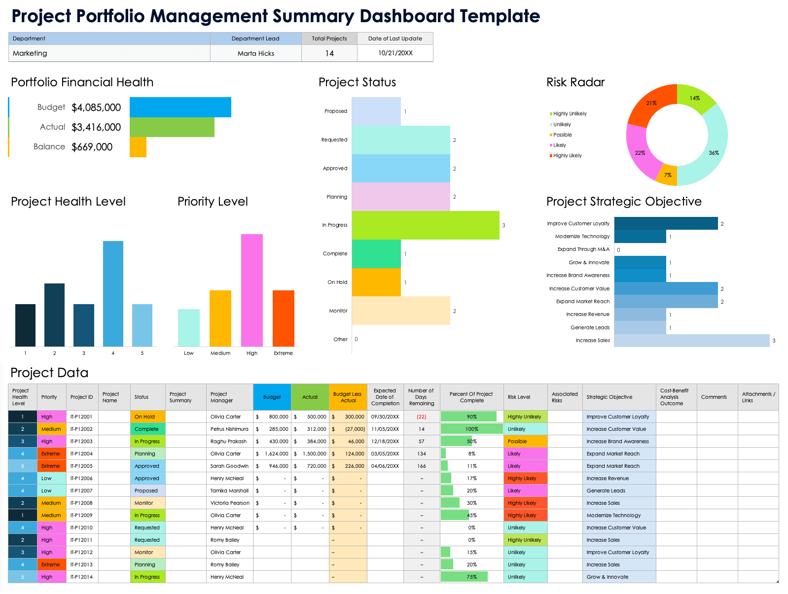 Risk Management Template
